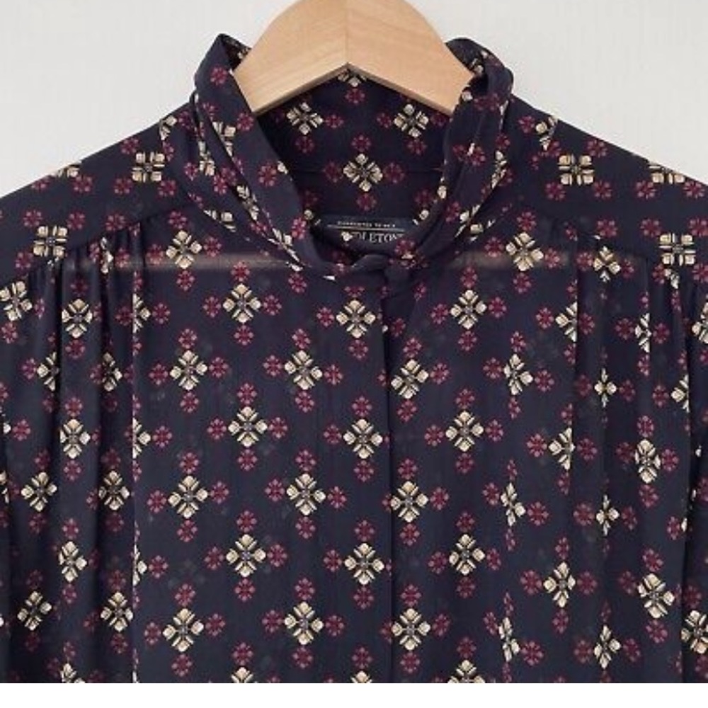 Pendleton Patterned Floral Sheer Button Up - image 5